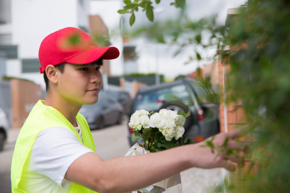 Preparing for same day flower delivery across the UK
